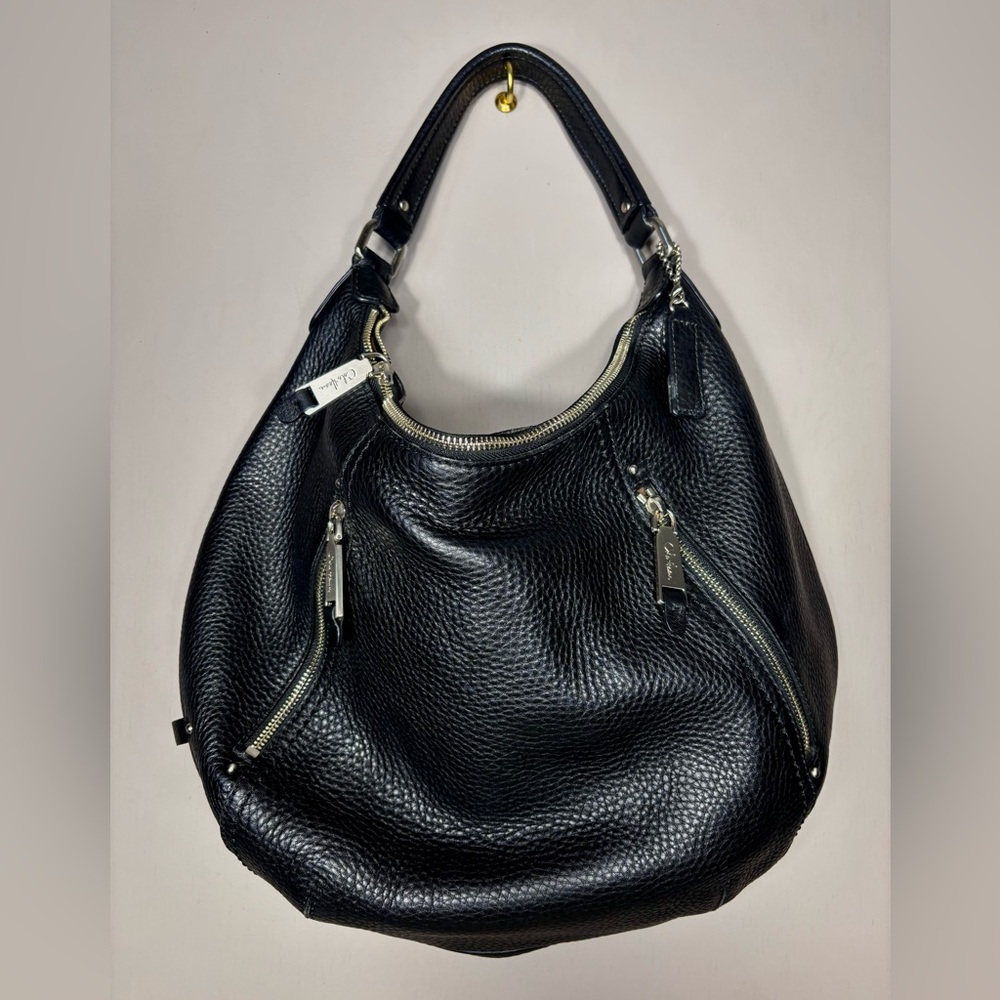 COLE HAAN Pebbled Leather Hobo